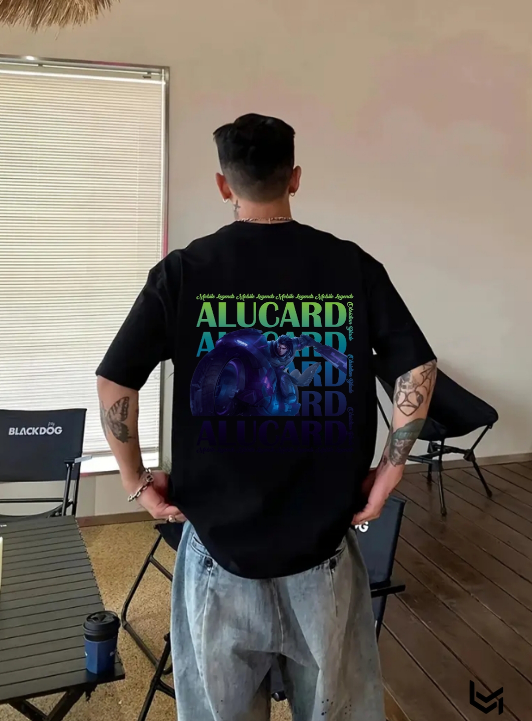 Alucard Karakterine Özel Renkli Mobile Legends Unisex tişört